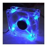 Cooler Fan Led Azul 14cm 140x25 140mm 2 Plugs Dx-14t