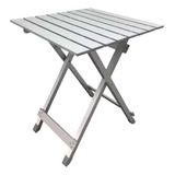 Mesa Waterdog Aluminio Plegable Reforzada 70x70cm Ta564