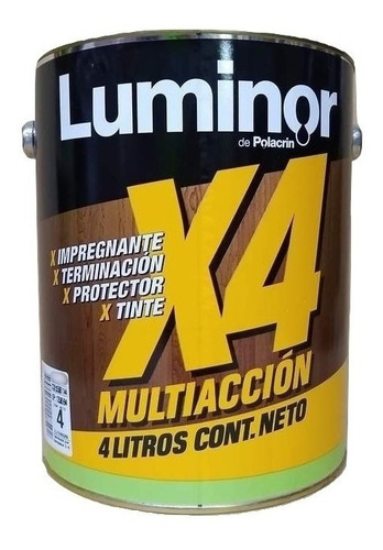 Barniz Tinte Curador Luminor - Polacrin - 4 Litros