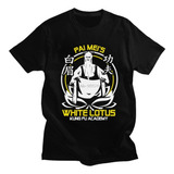Camiseta Pai Mei, Camiseta Lotus Kung-fu Para Hombre, Manga