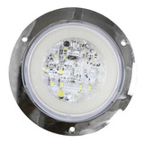 Luz Redonda Blanca 14 Leds Aro Gel Alta/baja/estrobo 4 Pg