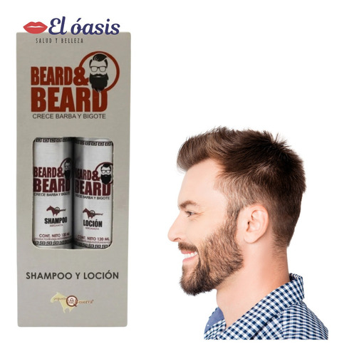Kit Barba Y Bigote Yeguada Beard & Beard Shampoo Y Loción 