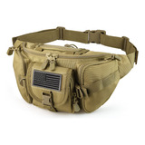 Sowhup Rinonera Tactica, Bolsa De Cintura Militar Con Parche