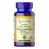Premium Vitamina D 10000 Iu Importada D3 Imunidade