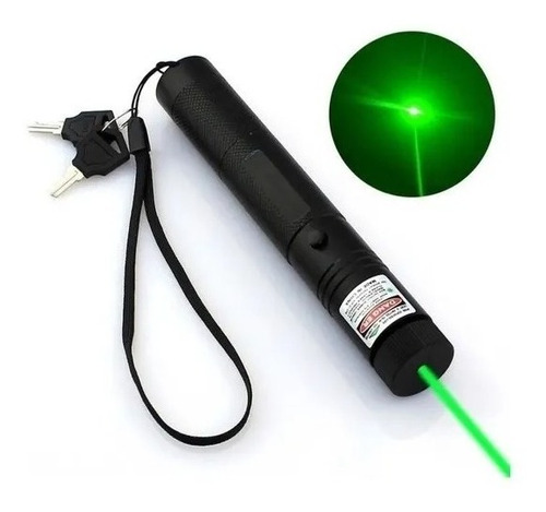 Super Caneta Laser Pointer 7500mw 35km Verde Kit Completo