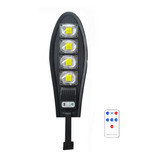 Luminária Sensor Solar Refletor Led Poste Rua Parede 800w