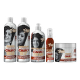 Kit Soul Power Coco E Cacau Shampoo+ Cond+ Masc+ Óleo+ Creme