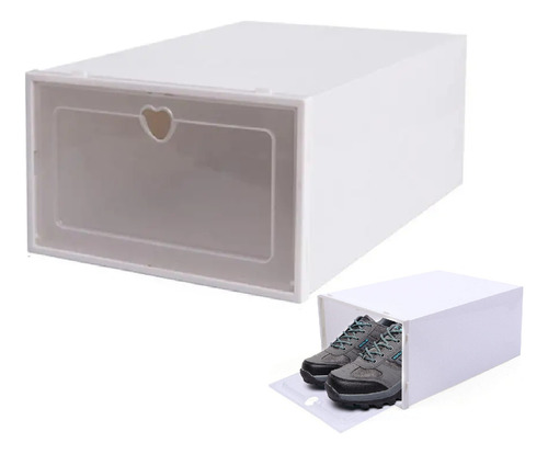 Caja Organizadores De Zapatos Cajas Apilables Zapateras 