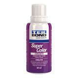 Corante Liquido P/ Tintas Super Color Violeta 50ml Tek Bond