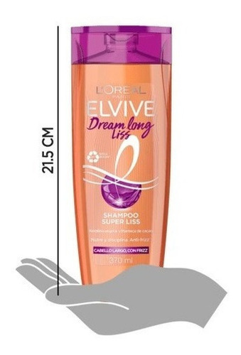  Elvive L'oréal Paris Shampoo Dream Long Liss Con Keratina