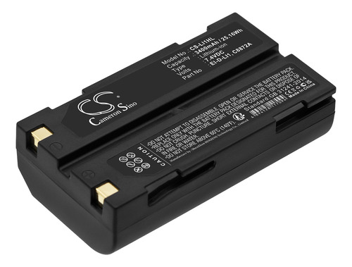 Batería Para Trimble R4, R6, R7, R8, Ei-d-li1, 3400 Mah