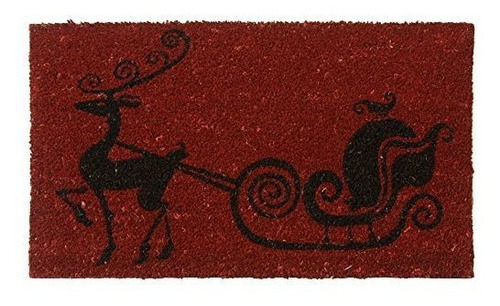 Tapete Navideño De Rudolph The Red Nose Reindeer De Rubber-c
