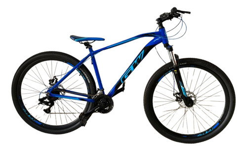 Bicicleta Rin 29 Mtb Aluminio Jaguar7 Vel Azul