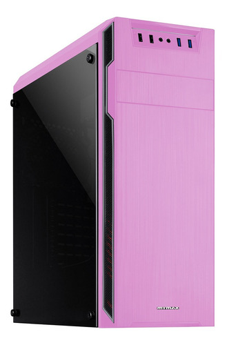 Gabinete Gamer Dragon Usb 3.0 Rosa