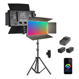 Painel De Luz Led Iluminador Fotografia + Tripé Pro Led-800