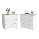 Nightstands Set Of 2, Compatible Con Cualquier Estilo De Dor