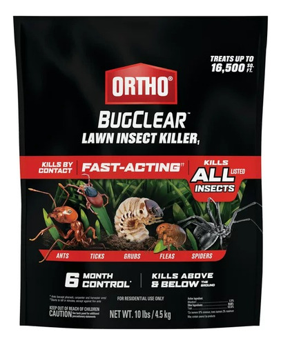 Ortho Home Defense Eliminador De Insectos Para Césped 10 Lbs