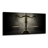 Quadro Decorativo Direito - Balança Em Tecido Canvas 130x60