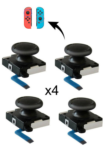 X4 Analogo Joystick Stick Compatible Nintendo Switch Joycon