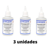 Kit 3pçs Alcool Isopropilico 99,8% Isopropanol 110ml