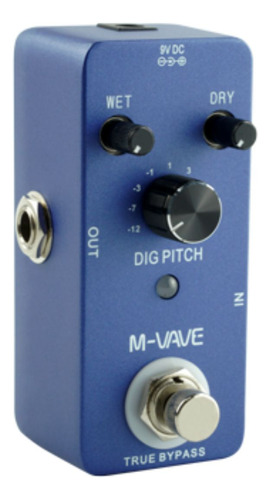 Pedal Pitch Shifter Para Guitarra M-vave Dig Pitch