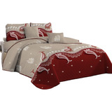 Cubrecamas Quilt De Verano King/super King Reversibles Gro20