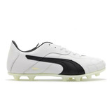 Botines Puma Borussia  Fg Hombre Blanco Cuero Cesped Natural