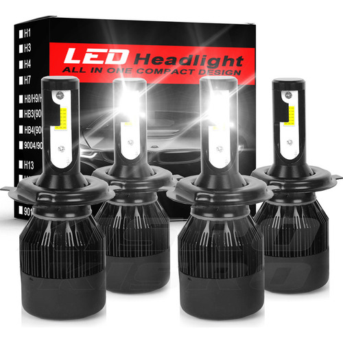 Kit De Foco Led H4 De Luz Alta/baja Para Nissan Np300 2020