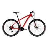 Bicicleta Mtb Aro 29 Oggi Hacker Sport 2021 Vermelho Vinho Cor Vermelho/preto Tamanho Do Quadro 15.5