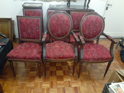 4 Sillas Y 2 Sillones De Cabecera Frances Precio X Unidad 