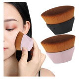 Brocha Plana De Maquillaje Kabuki Para Base Corrector Polvo