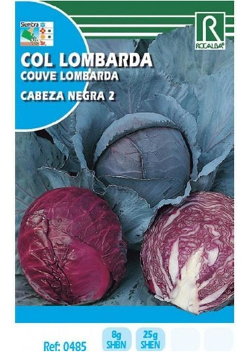 Semilla Repollo Morado Rocalba 8 Grs