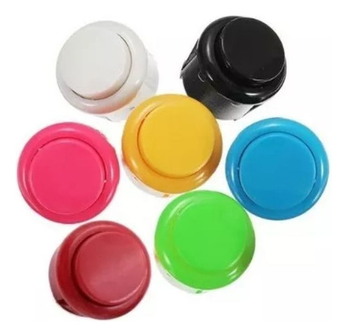 Boton Pulsador Arcade 30mm Push Varios Colores