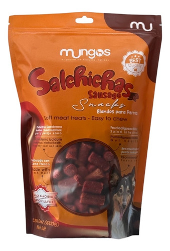 Snacks Para Perros Mungos Salchichas 10 - Kg a $260