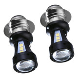 1 Par Luces Faros H6 Led Drl De Niebla Para Vehículos,