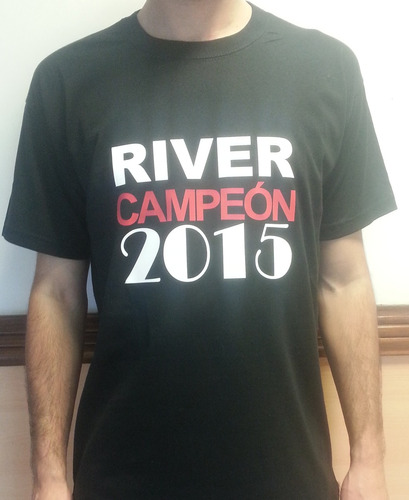 Remera River Plate Campeon Copa Libertadores 2015