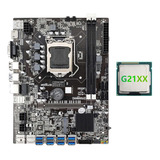 Placa Madre B75 8usb Eth Mining 8xusb+g21xx Cpu Lga1155 Ddr3