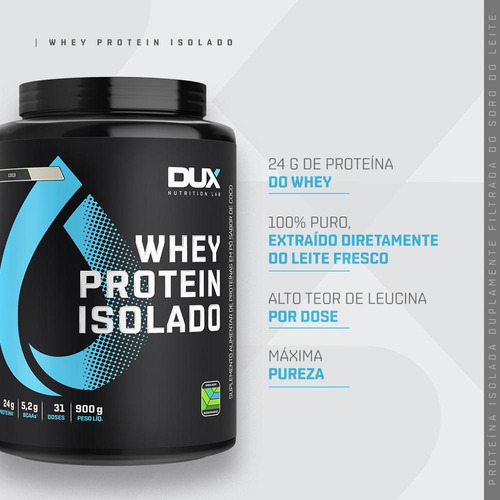 Whey Protein Isolado - Pote 900g