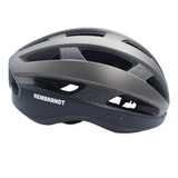 Casco Rembrandt Egan Con Visera Desmontable Homologado Bici Color Plateado/titanium Talle M