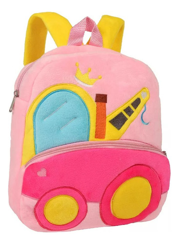 Mochila Jardín Escolar Relieve Nene Auto Carrera Racing H B