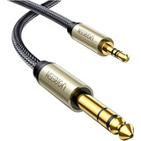 6.35 Mm 1-4  Macho A 3.5 Mm 1-8  Macho Trs Cable De Audio Es