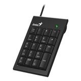 Teclado Numerico Numpad Genius 100 Slim Usb Negro Pc Keypad