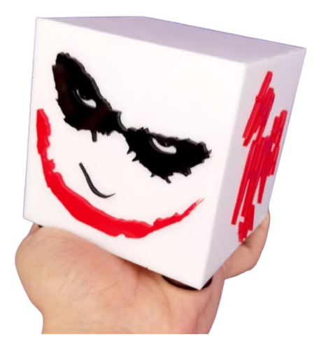 Mini Luminaria Coringa Com Led Abajur Joker Presente Geek