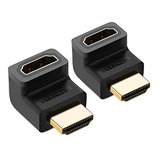 Ugreen - Adaptador Hdmi De Ángulo Recto De 270 Grados Chapad