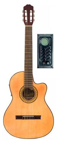 Gracia M6 Eq Guitarra Clasica Electrocriolla Con Corte