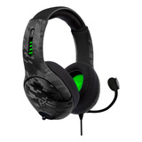 Pdp Gaming Lvl50 Headset Alambrico: Black Camo Xbox