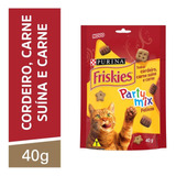 Petisco Purina Friskies Cordeiro,suino E Carne Para Gato 40g