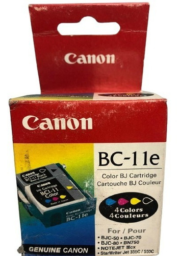 Cartucho De Tinta Canon Bc11e P/bjc-50/bjc-70/bjc-80