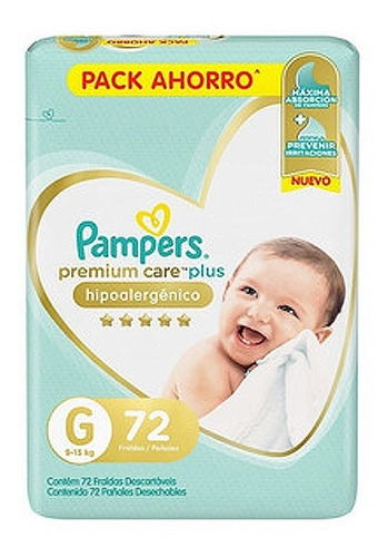 Pañales Pampers Premiun Care Todo Los Talles