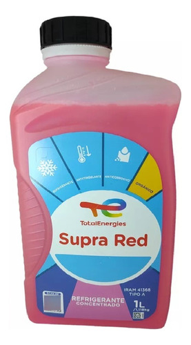 Refrigerante Concentrado Total Supra Red X 1 Litro